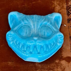 Vintage Fenton Blue Glass Cat Sculpture | Art Glass Cat Figurine | Mid-Century C